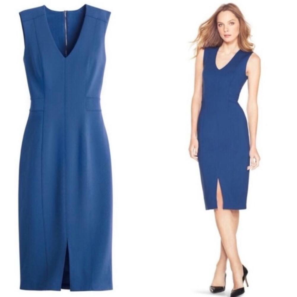 White House Black Market Blue Dress